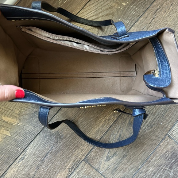 Navy Blue Michael Kors Tote - Picture 6 of 7